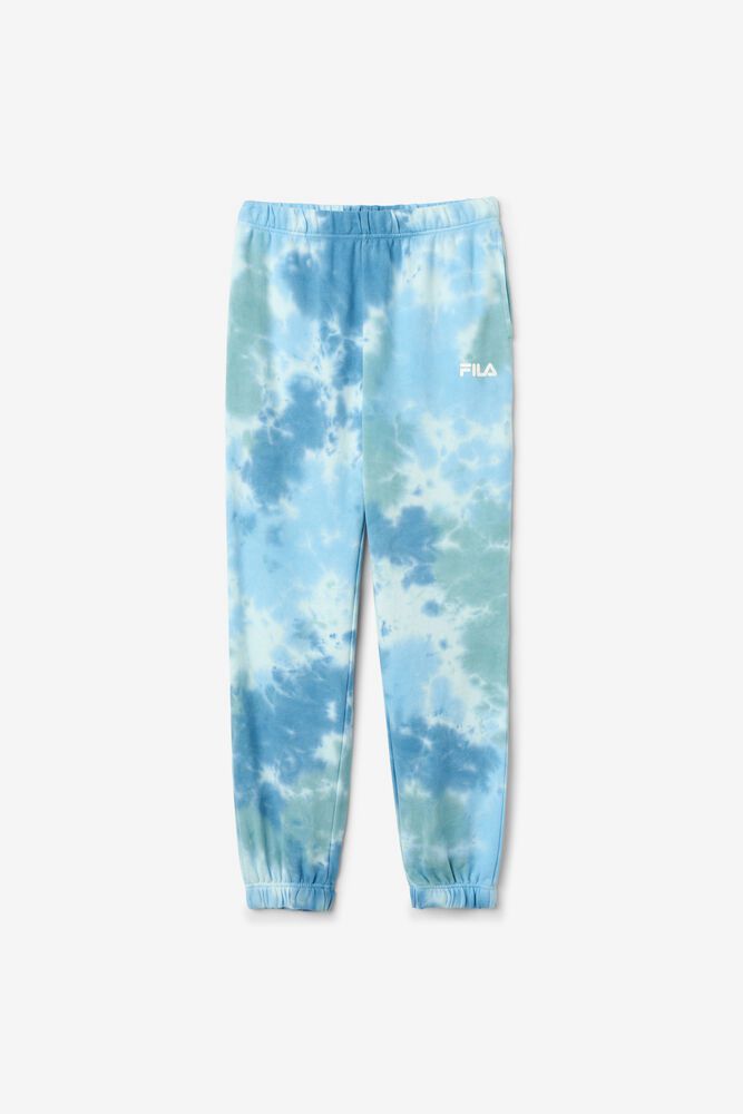 Fila Raleigh Tie Dye Jogger Pants Blue - Womens - 12684INGQ